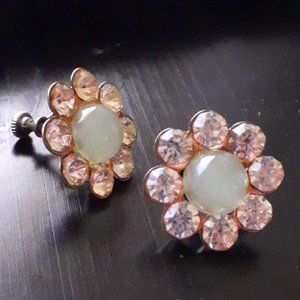 Vintage Daisy Earrings Cute